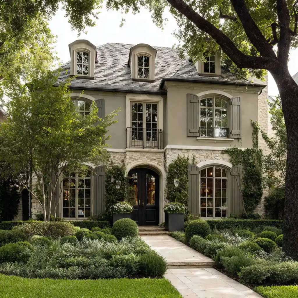 15 American-French Exterior Design Idea