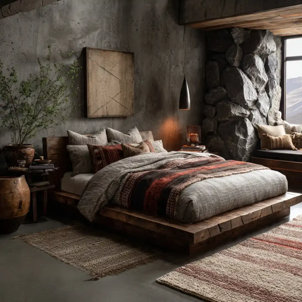 17 Redwood Retreat Bedroom Idea