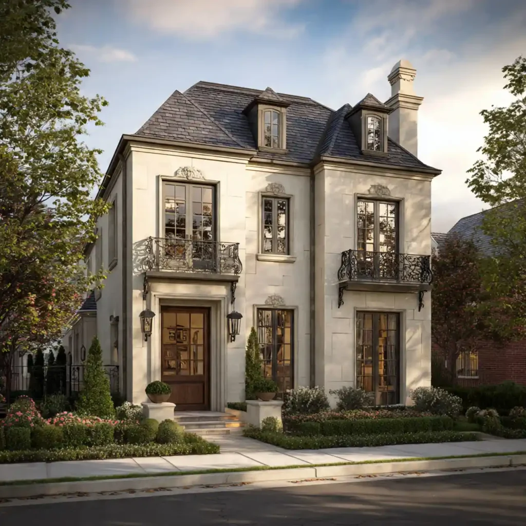 18 American-French Exterior Design Idea