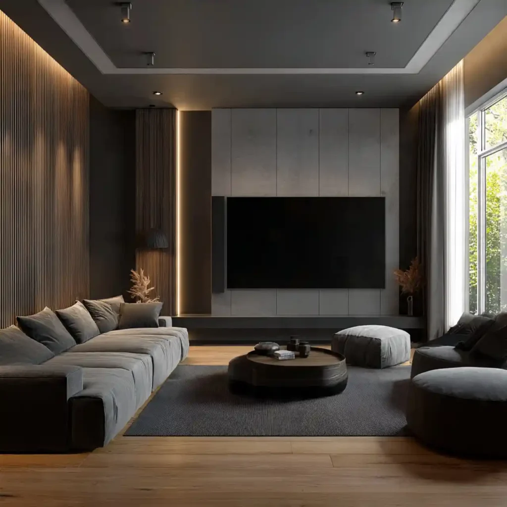 18 Cloud-Toned Living Room Idea