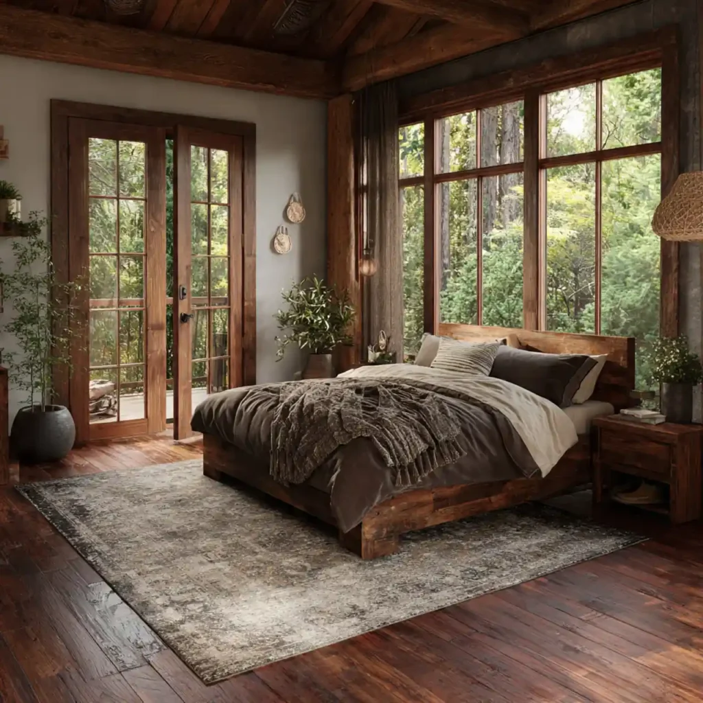 18 Redwood Retreat Bedroom Idea