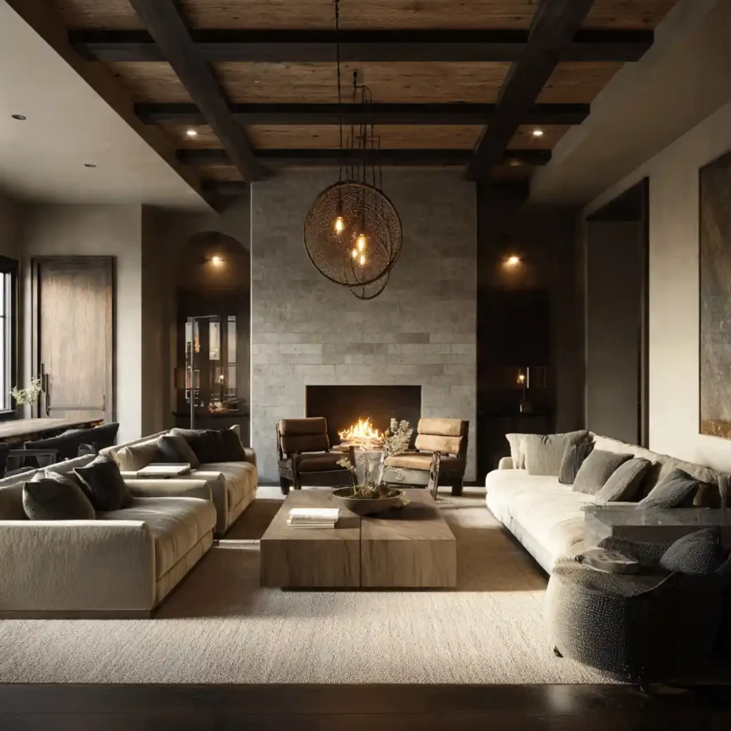 19 Cloud-Toned Living Room Idea