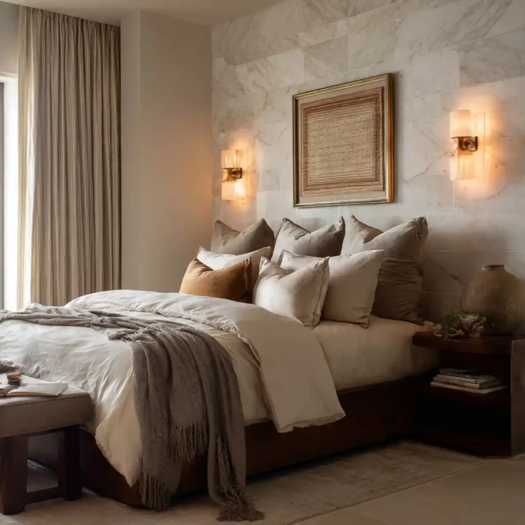 19 Marble Luxe Bedroom Idea