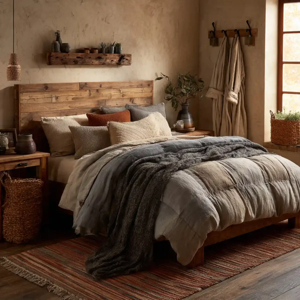 19 Redwood Retreat Bedroom Idea