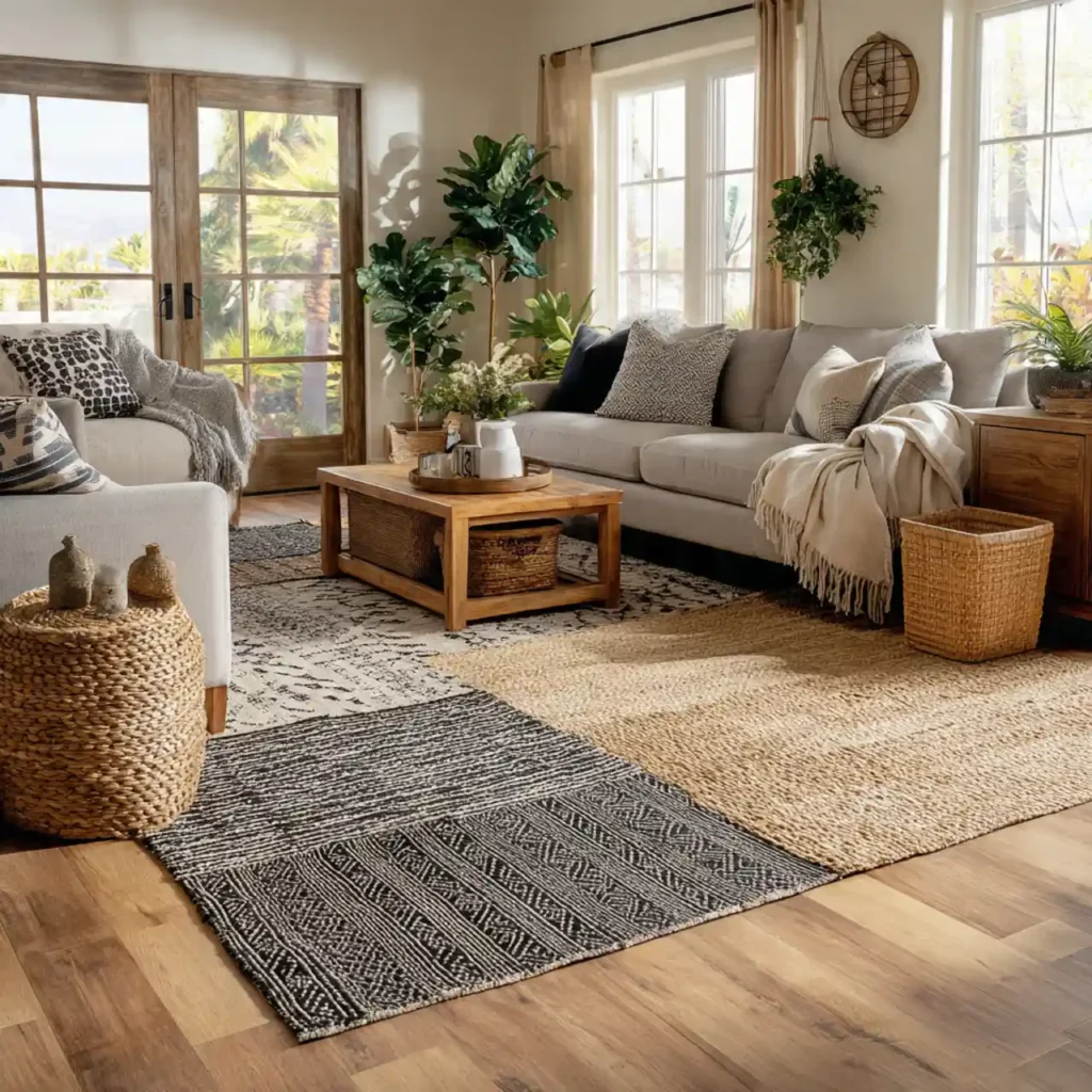 2 Artisanal Boho Living Room Idea