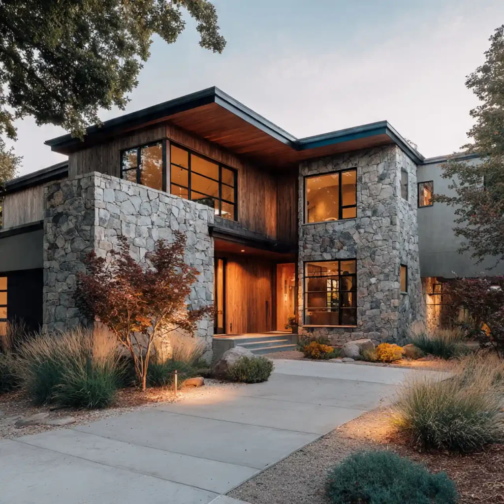 2 Oakstone Modern Eco Façade Exterior Idea