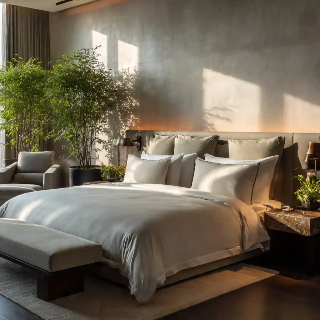 20 Marble Luxe Bedroom Idea