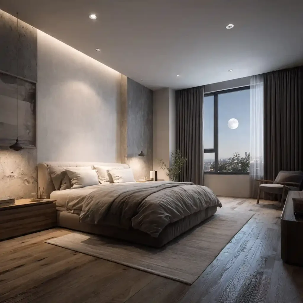20 Moonlit Minimal Bedroom Idea