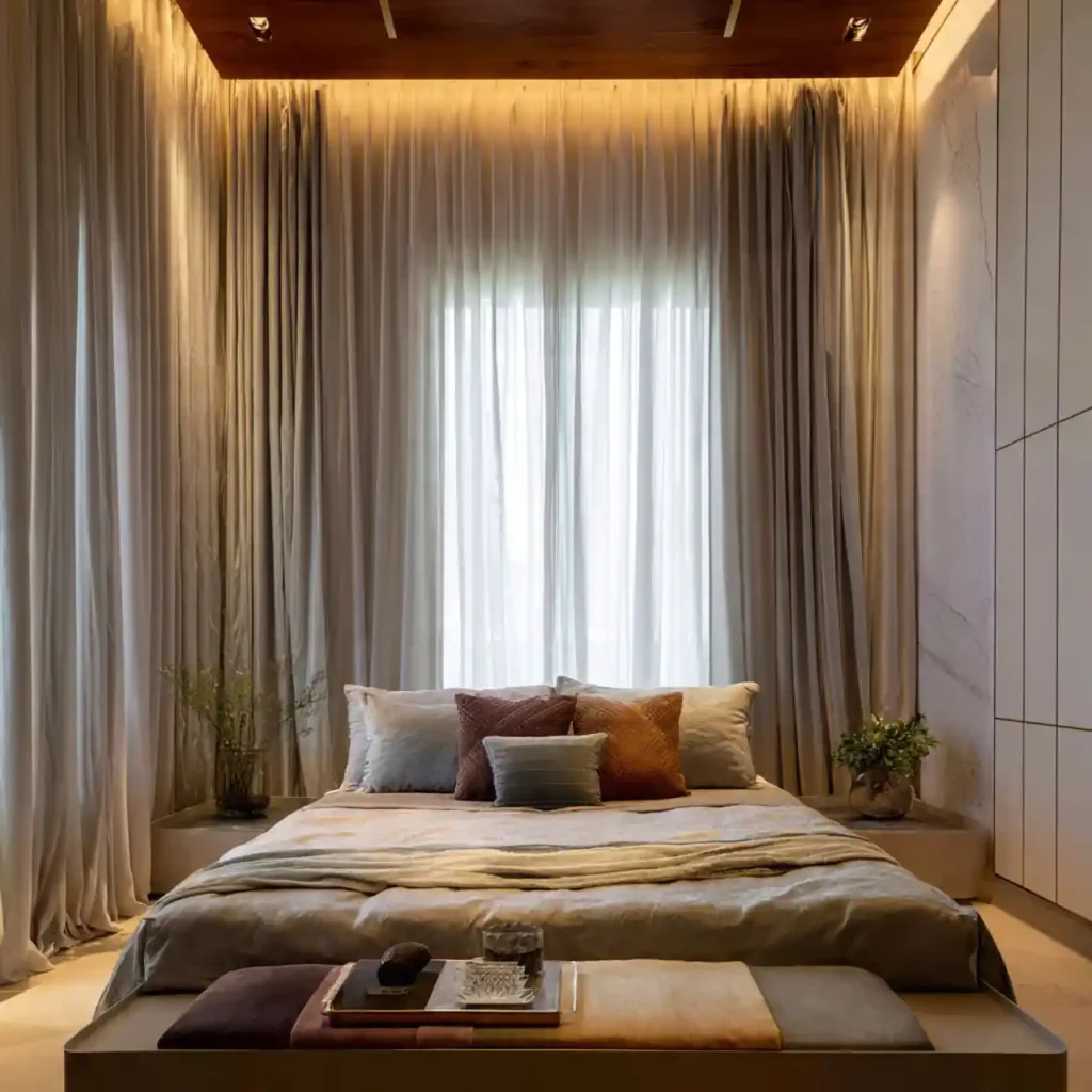 24 Moonlit Minimal Bedroom Idea