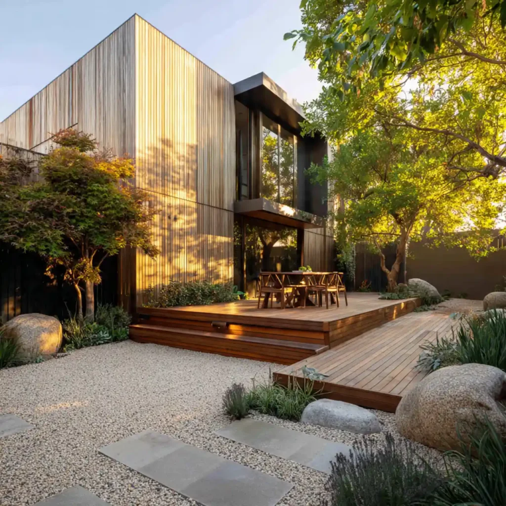 24 Oakstone Modern Eco Façade Exterior Idea