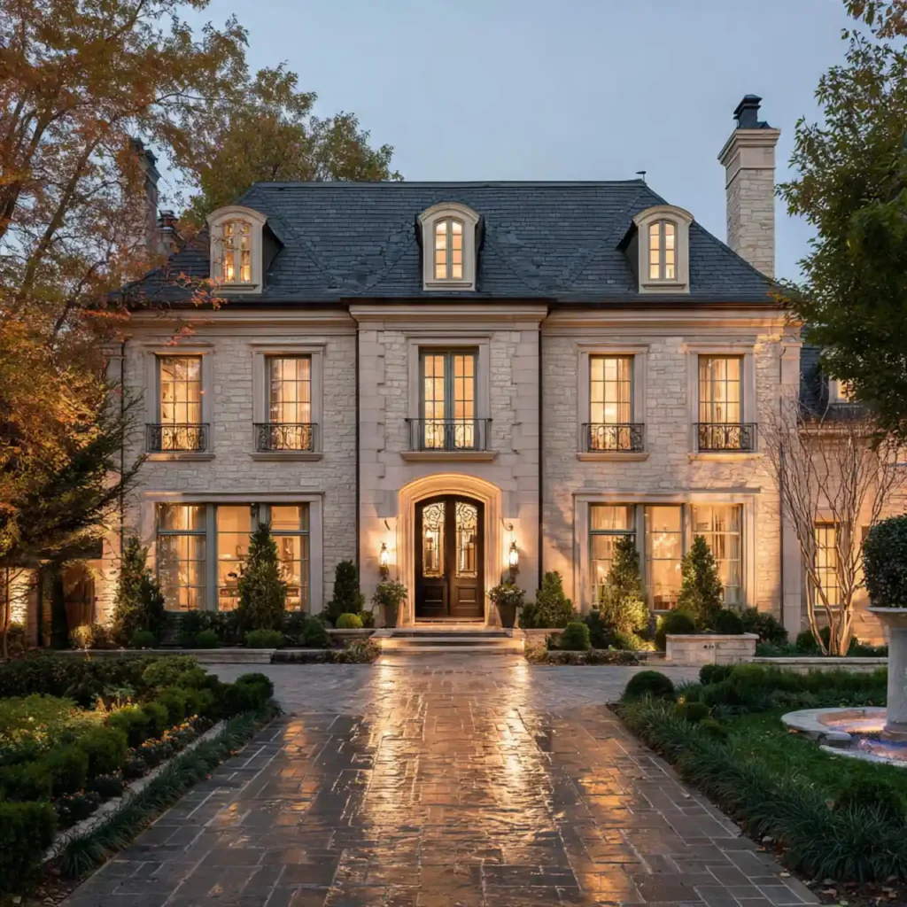 25 American-French Exterior Design Idea