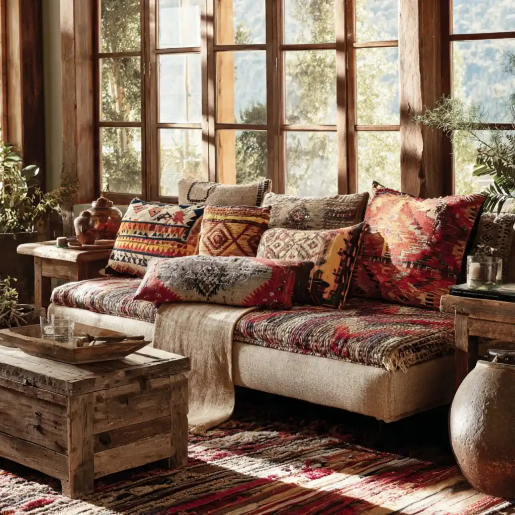 3 Artisanal Boho Living Room Idea
