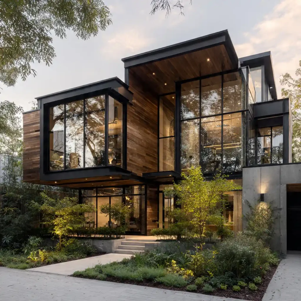 4 Oakstone Modern Eco Façade Exterior Idea