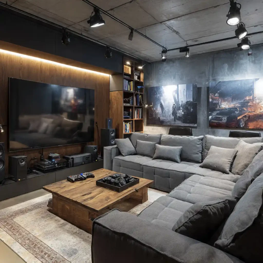 6 American Boys Living Room Idea