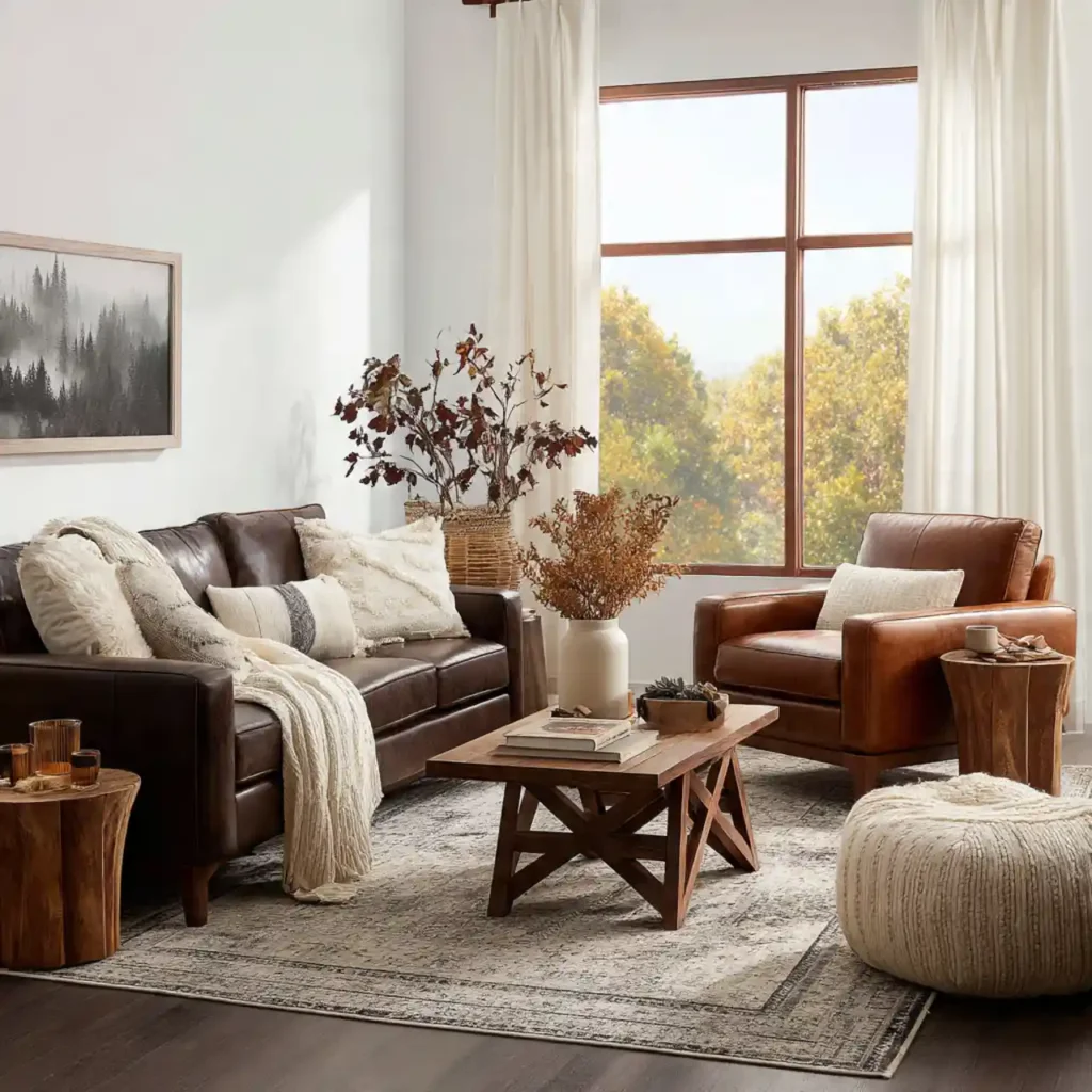 6 Luxe Forest Retreat Living Room Idea