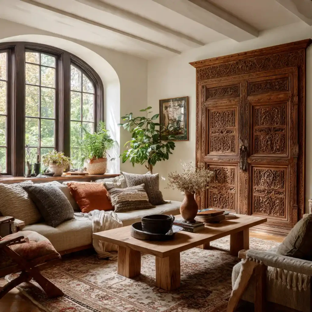 8 Artisanal Boho Living Room Idea