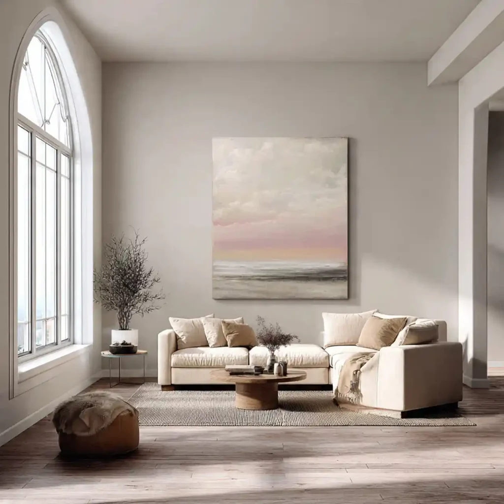 8 Cloud-Toned Living Room Idea
