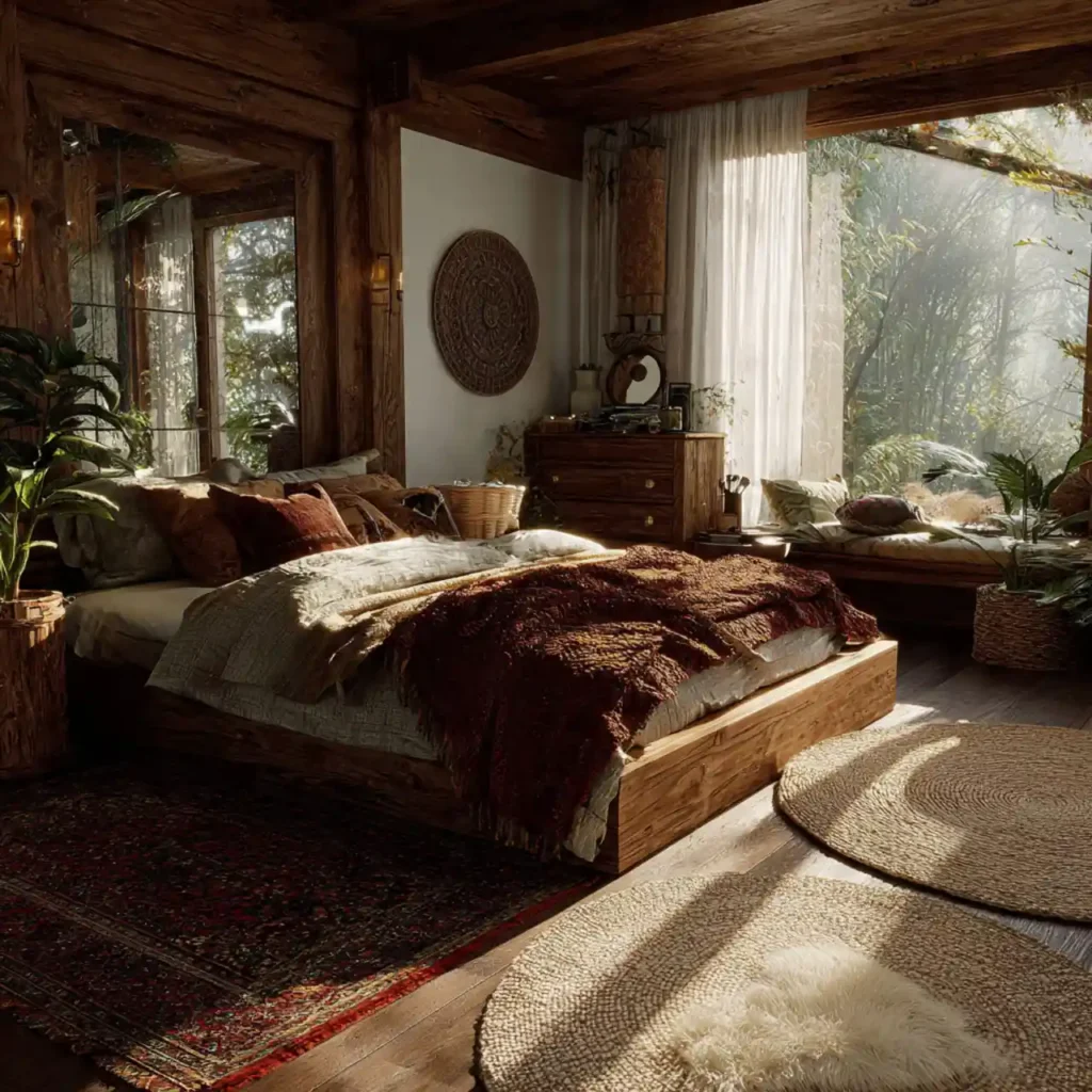 8 Redwood Retreat Bedroom Idea
