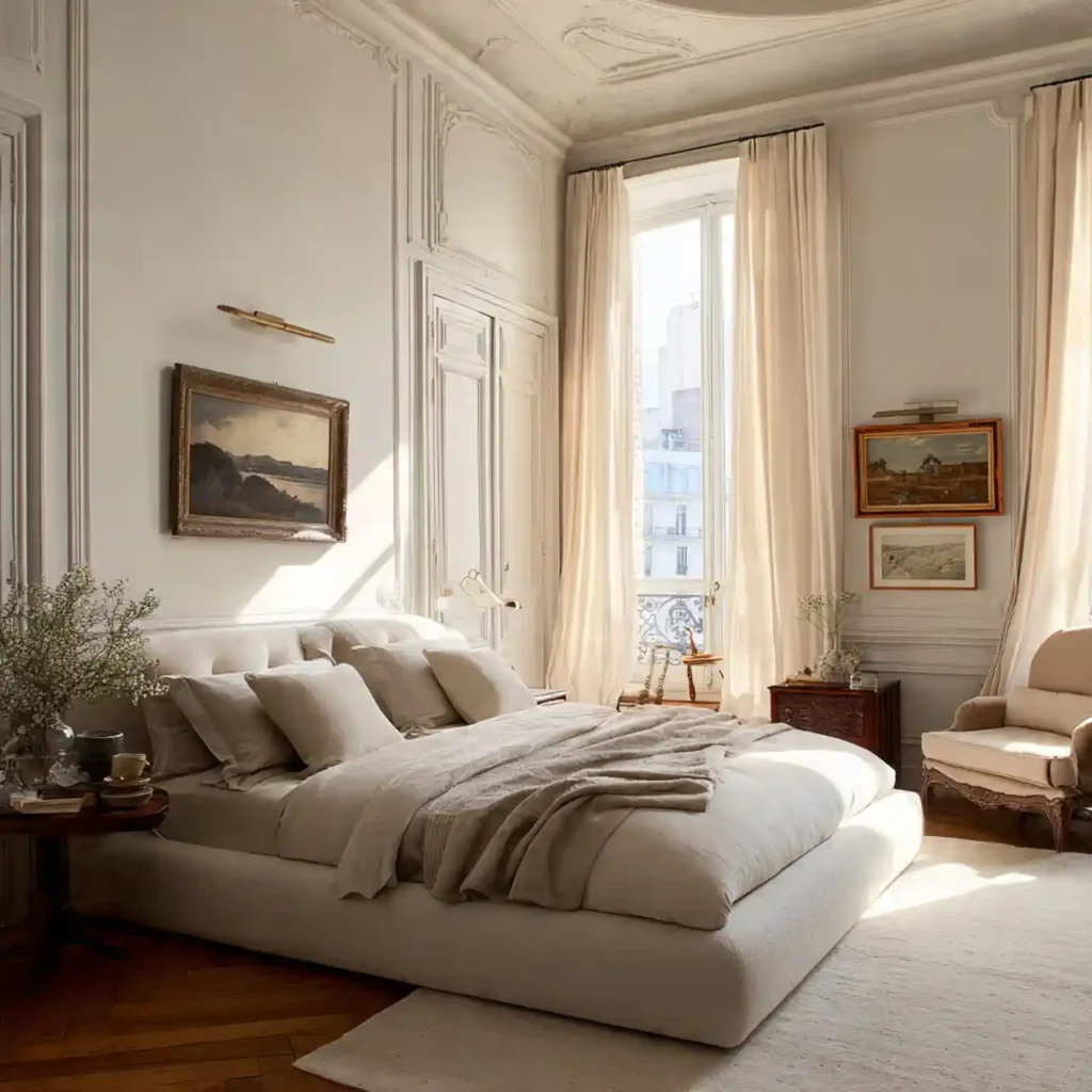 1 Elegant Parisian Bedroom Ideas
