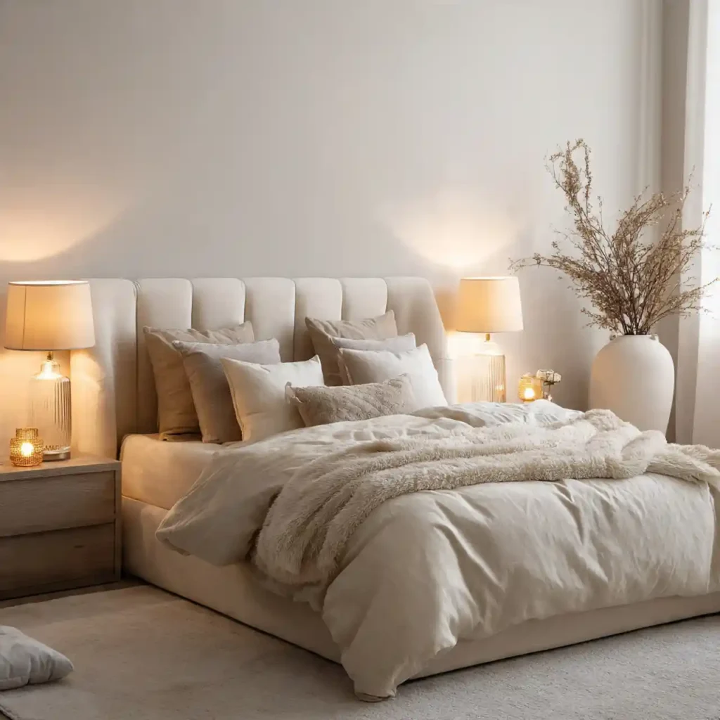 10 Cream & Ivory Bedroom Idea