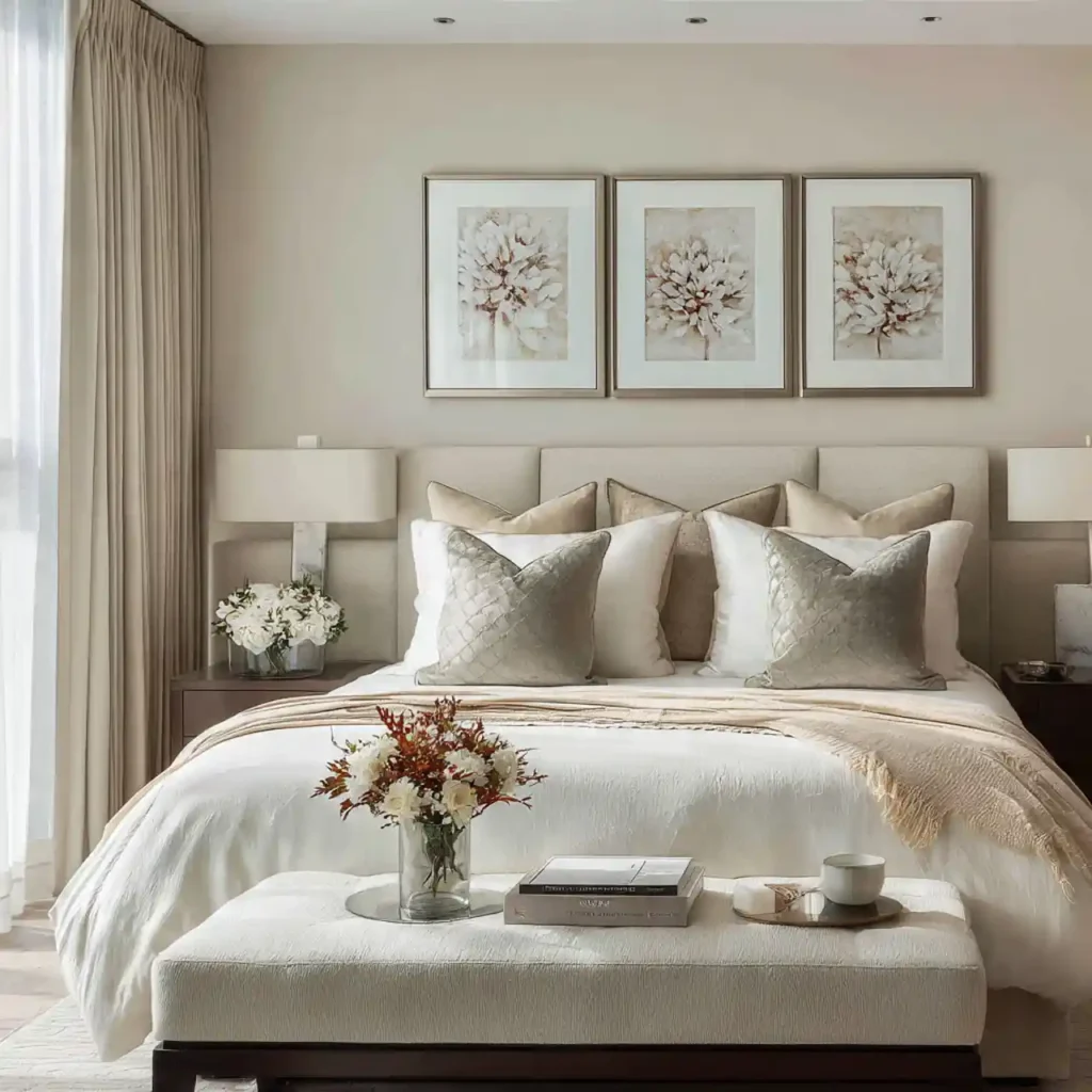 11 Cream & Ivory Bedroom Idea