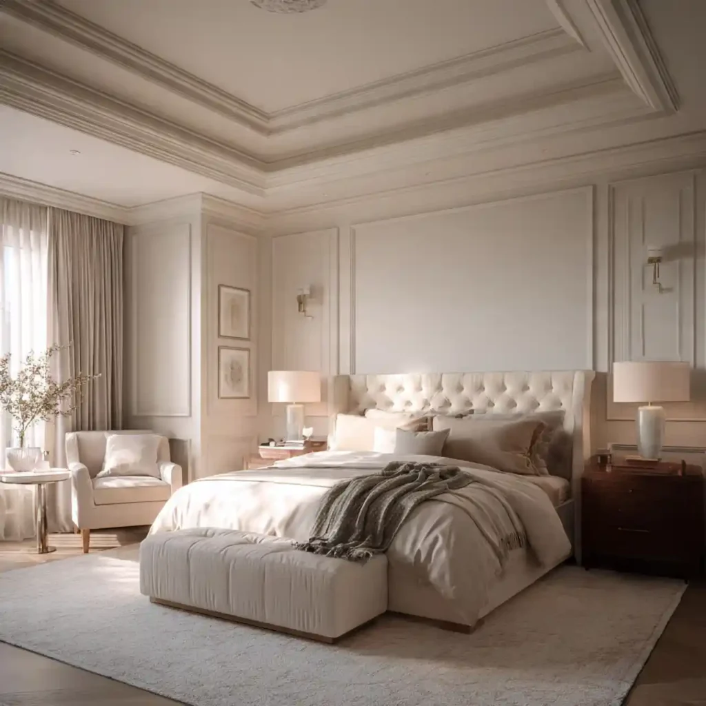 13 Cream & Ivory Bedroom Idea