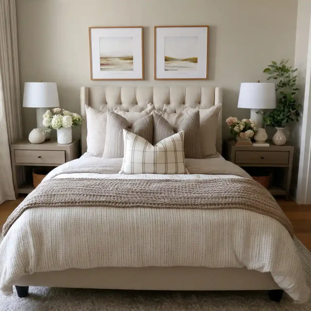 15 Cream & Ivory Bedroom Idea