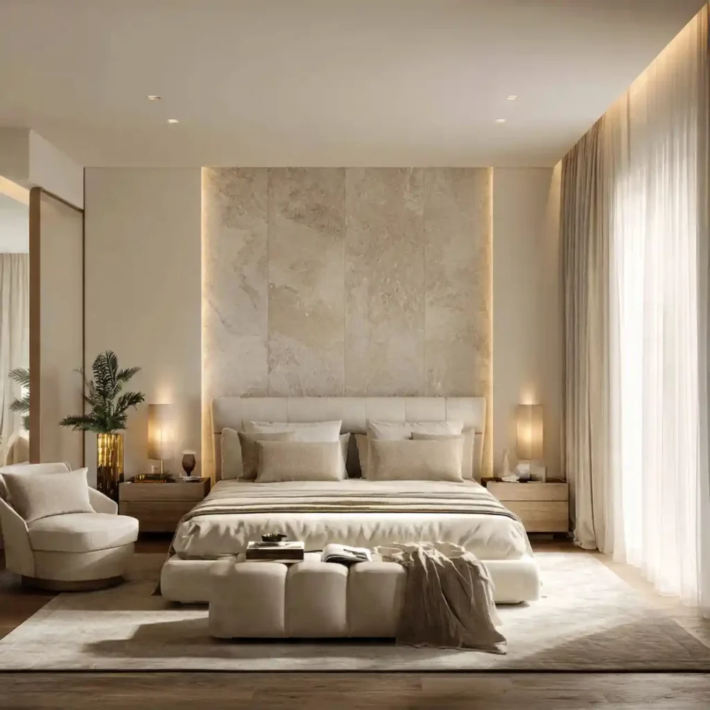 16 Cream & Ivory Bedroom Idea