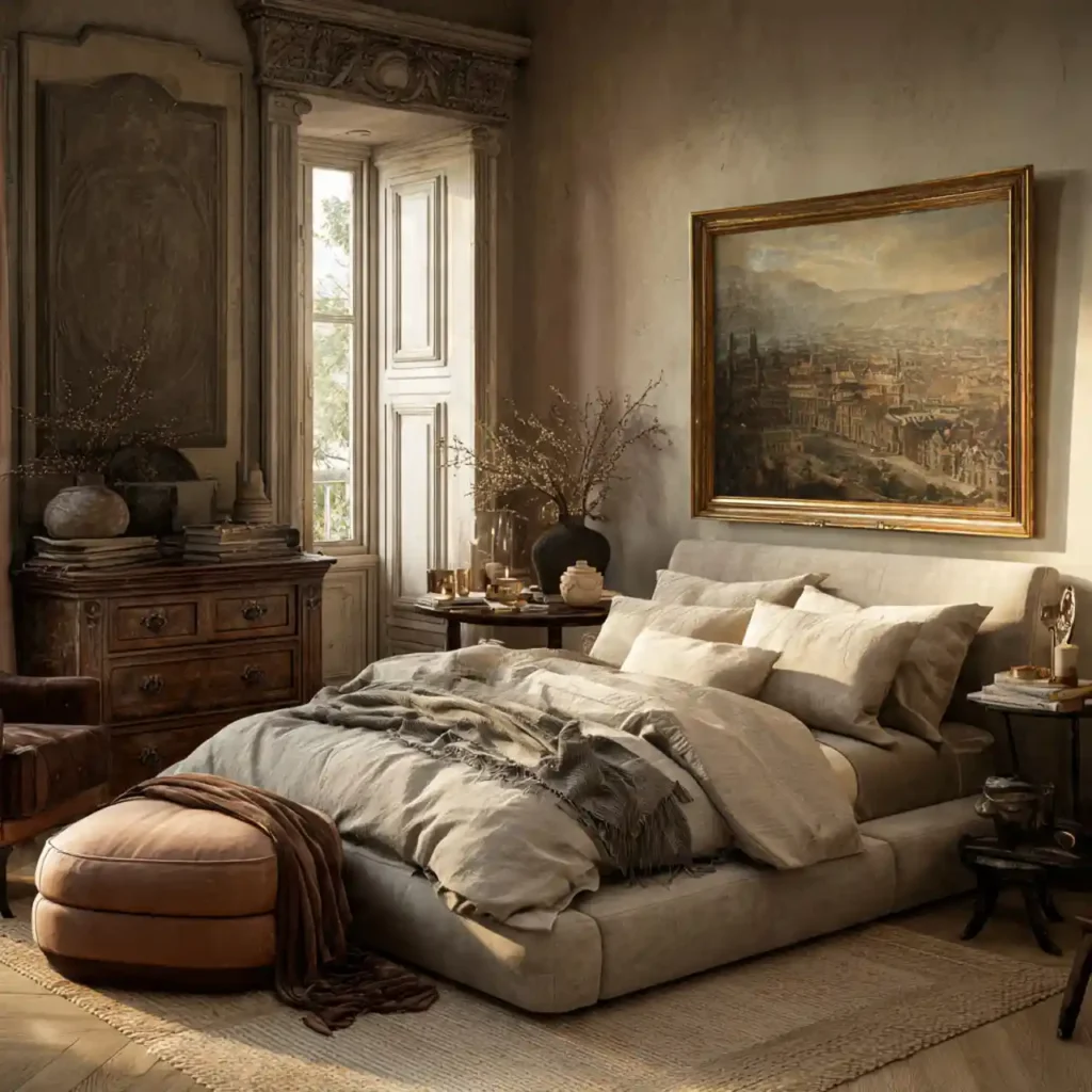 16 Elegant Parisian Bedroom Idea