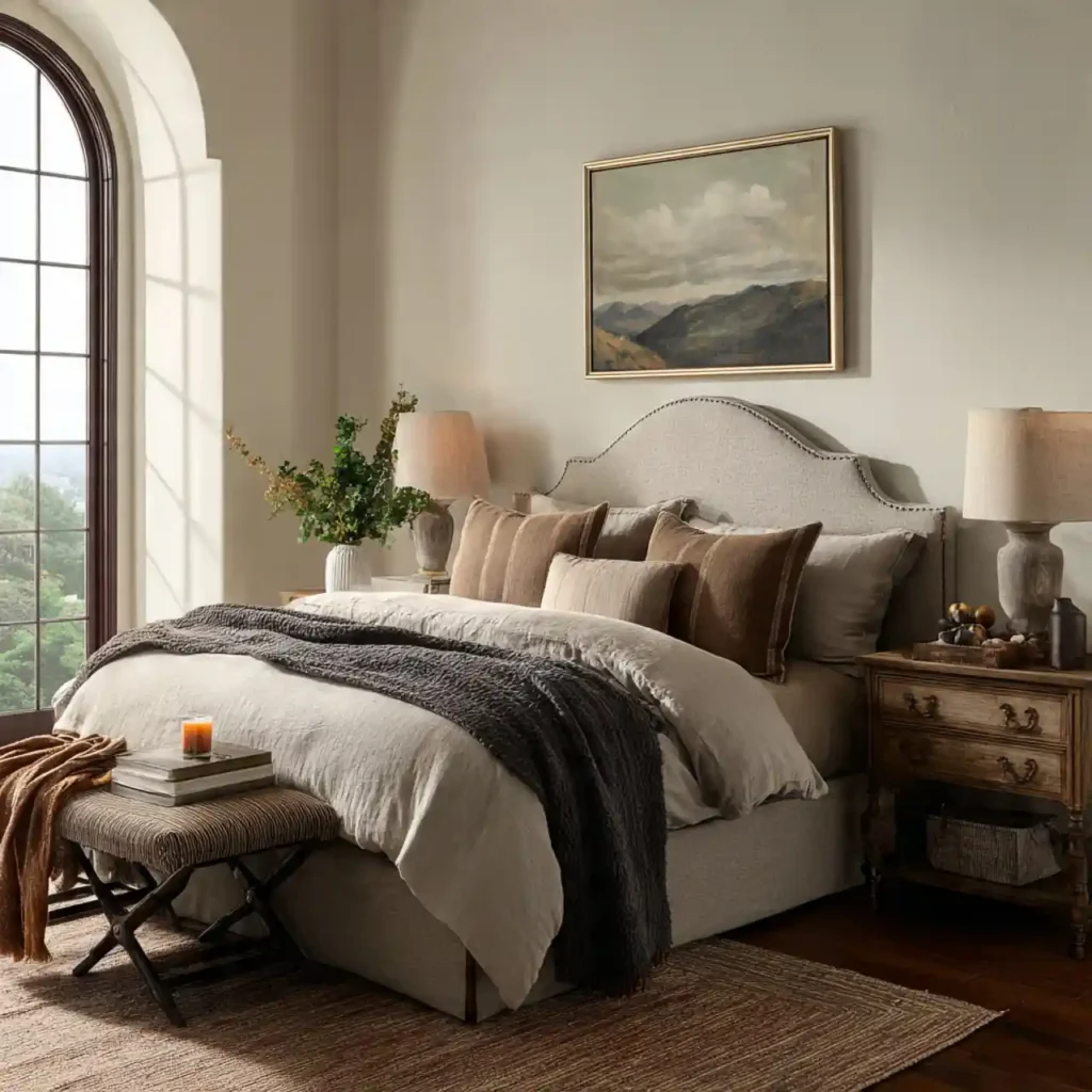 2 Elegant Parisian Bedroom Idea