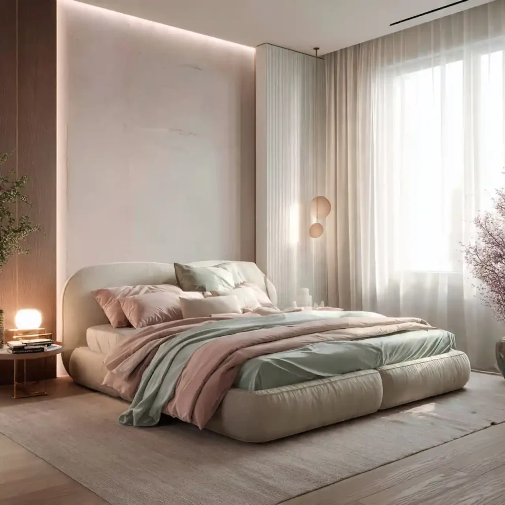 2 Soft Aesthetic Bedroom Idea