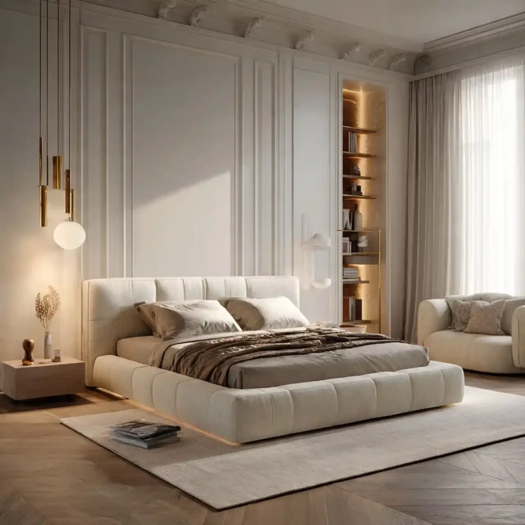 24 Cream & Ivory Bedroom Idea