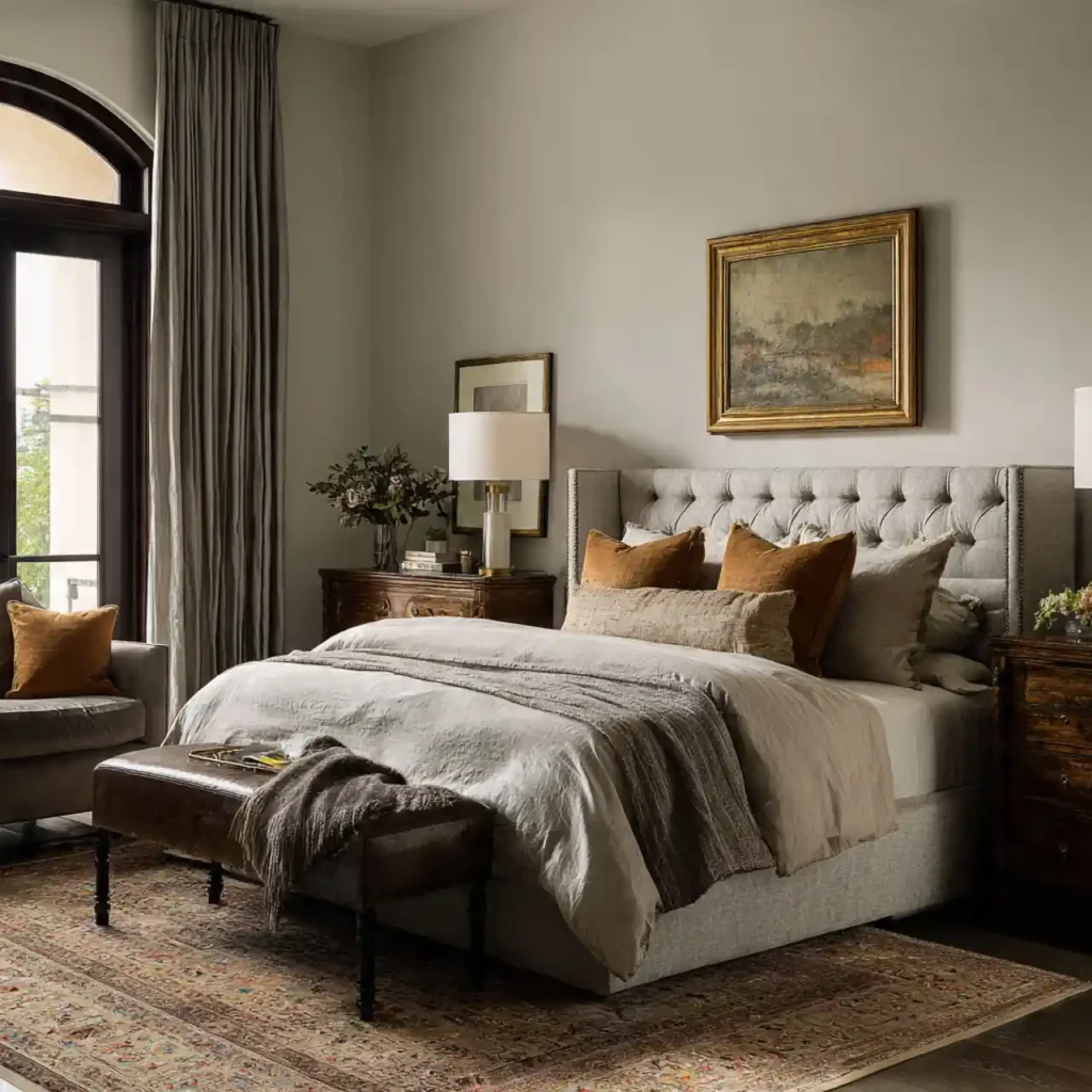 24 Elegant Parisian Bedroom Idea