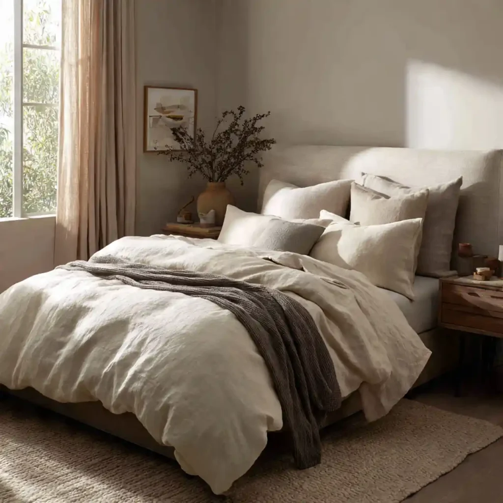 3 Cream & Ivory Bedroom Idea