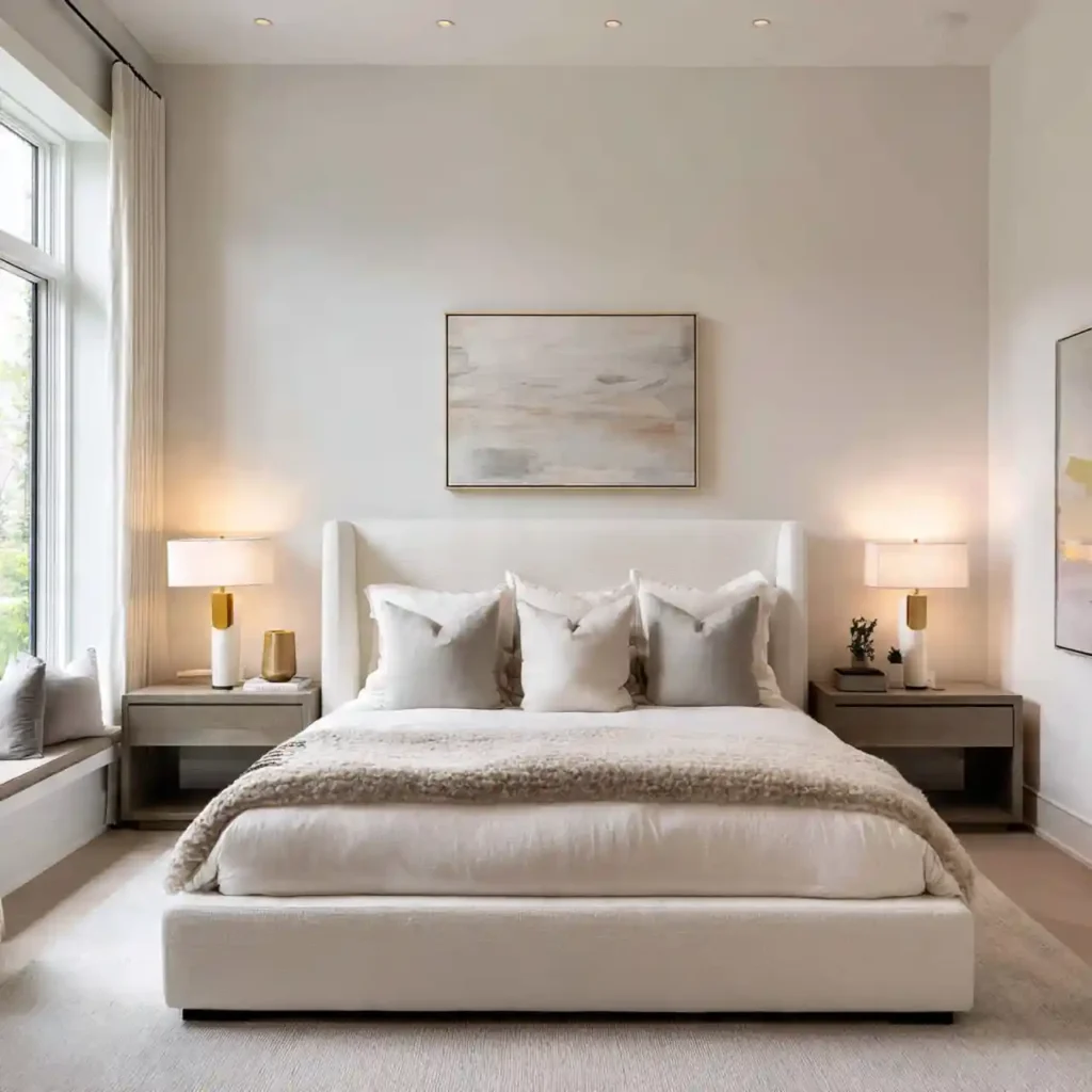 7 Cream & Ivory Bedroom Idea