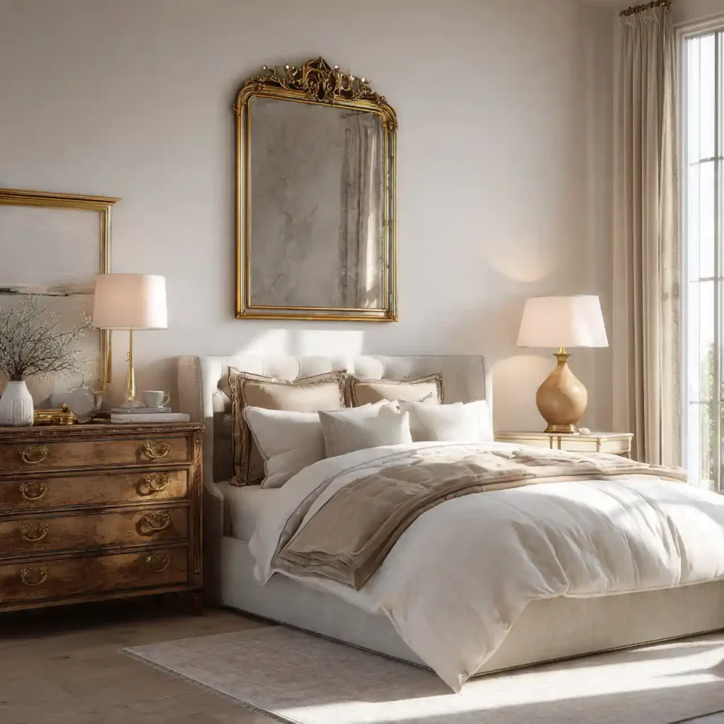 7 Elegant Parisian Bedroom Idea