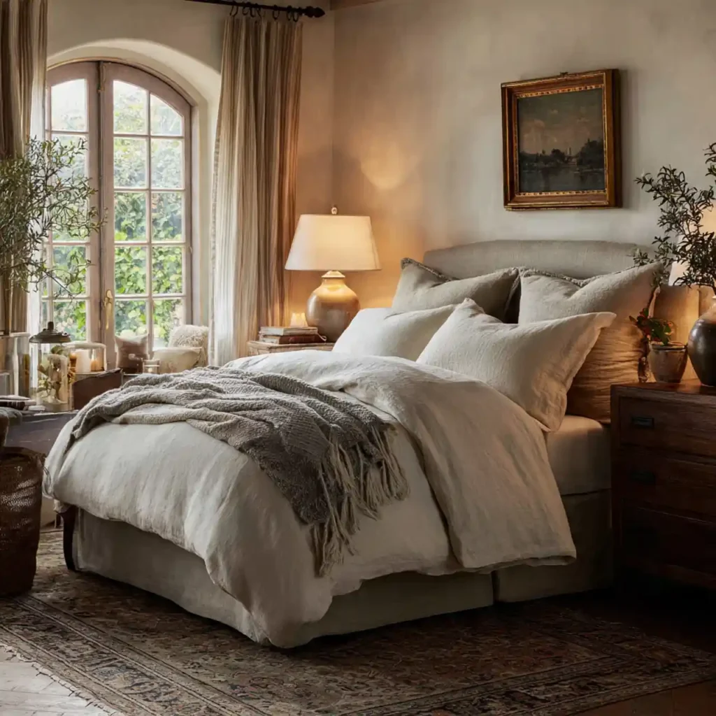 7 Old-Money European Bedroom Style