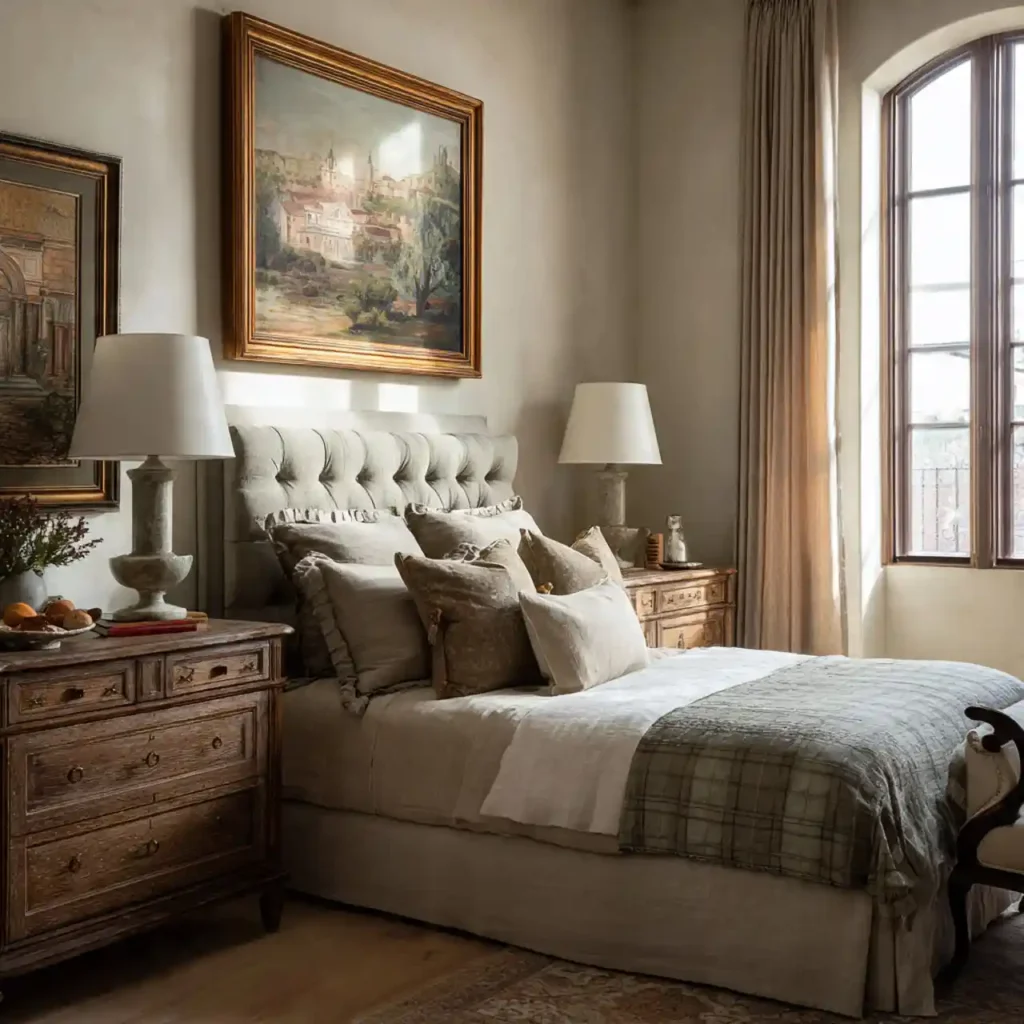 8 Old-Money European Bedroom Style