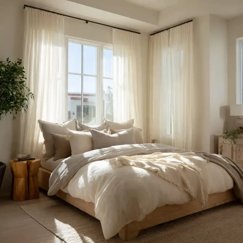 9 Cream & Ivory Bedroom Idea