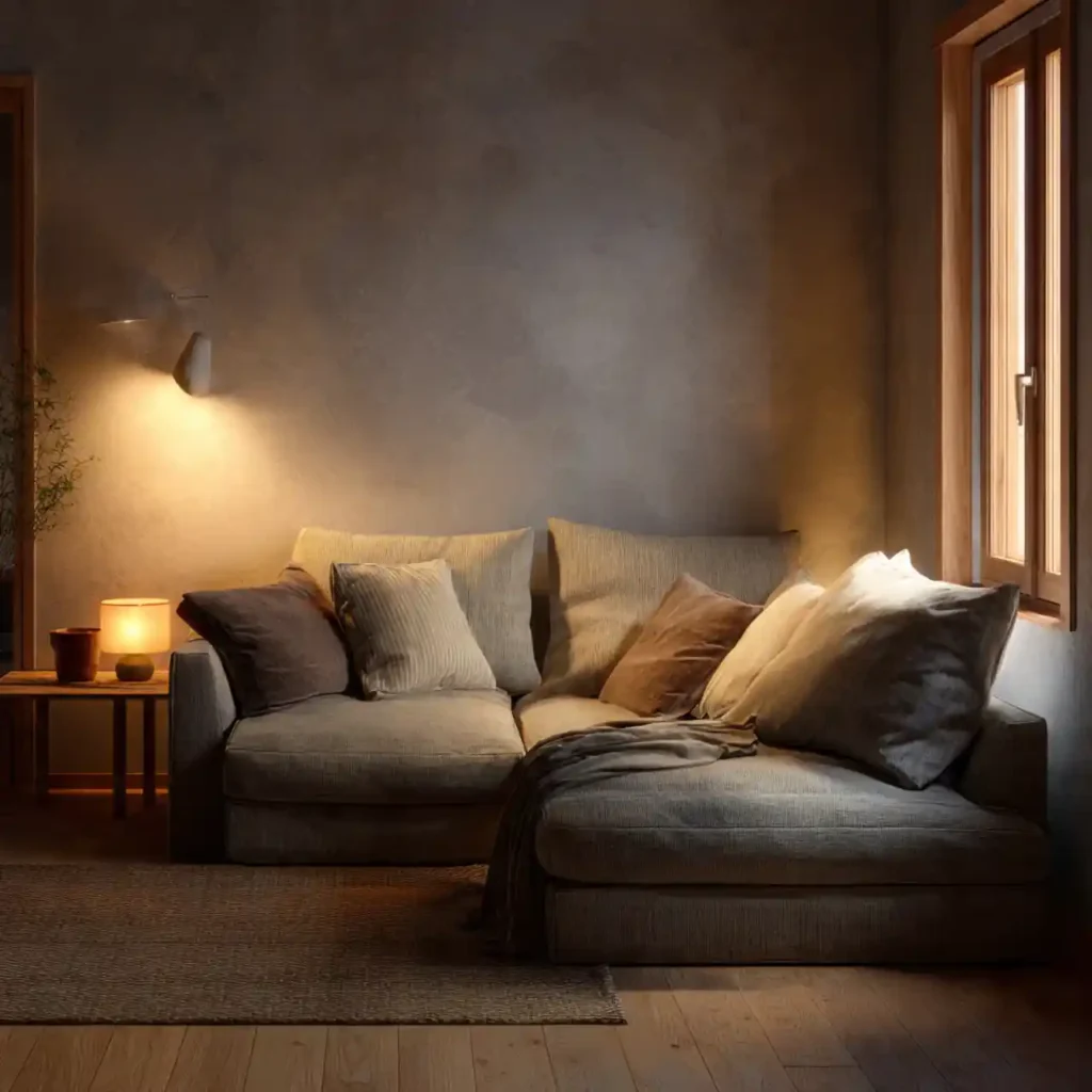 1 Living Room Ideas with Soft Evening light