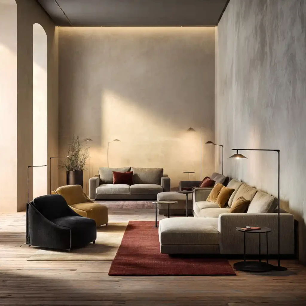 13 Living Room Spaces Inspired by Soft Shadow