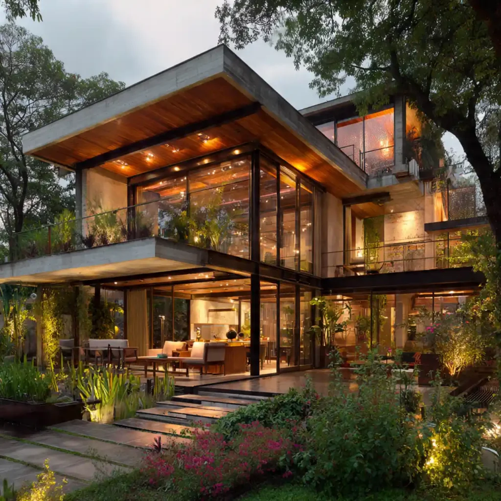 17 Brazilian Contemporary Home Exterior