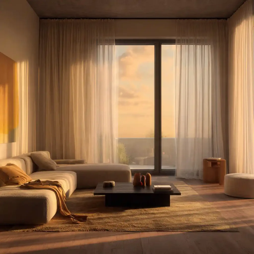 2 Living Room Spaces Inspired by Soft Shadow