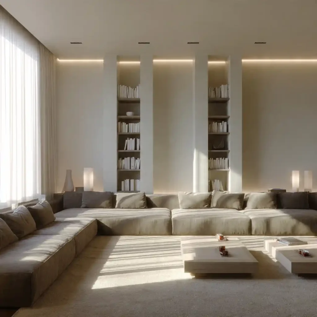 7 Living Room Spaces Inspired by Soft Shadow