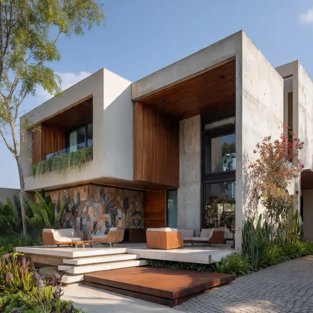 9 Brazilian Contemporary Home Exterior