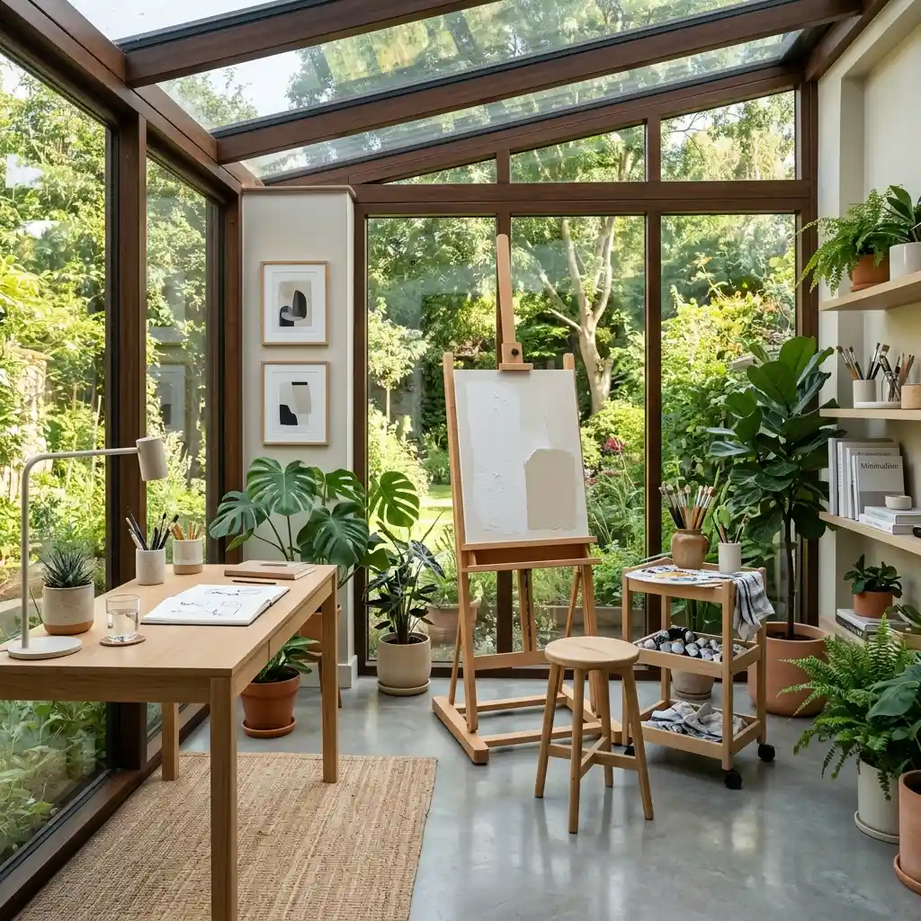 23 Modern Glass Sunroom Idea