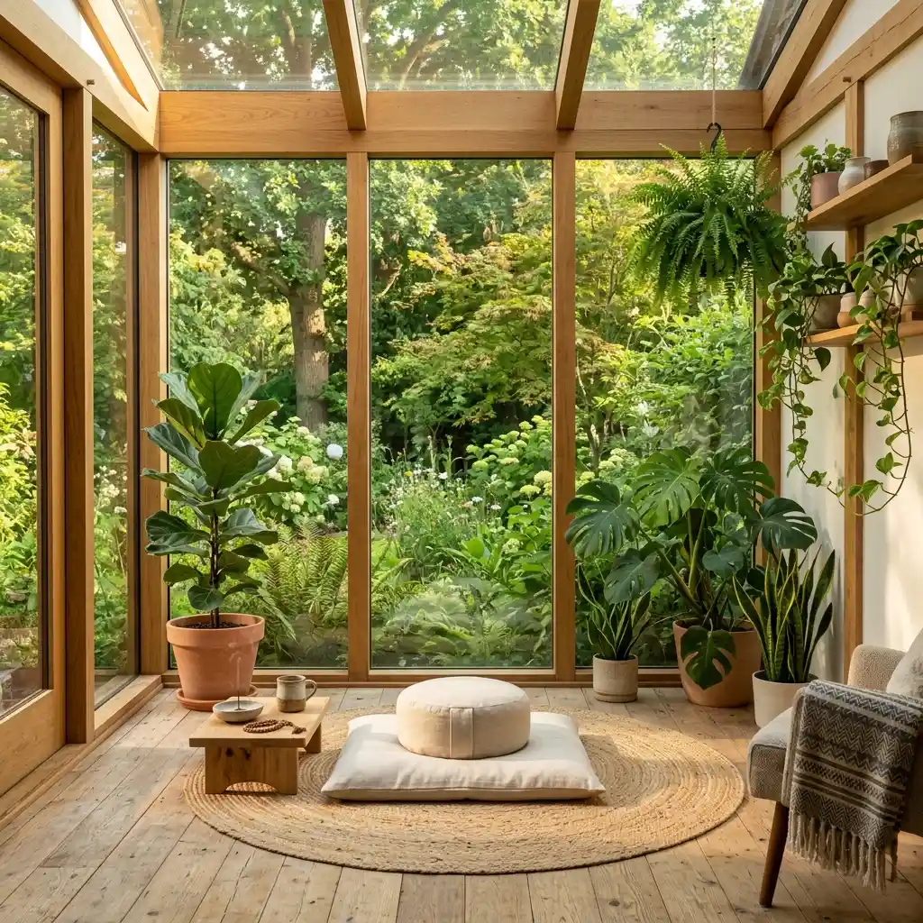 22 Modern Glass Sunroom Idea