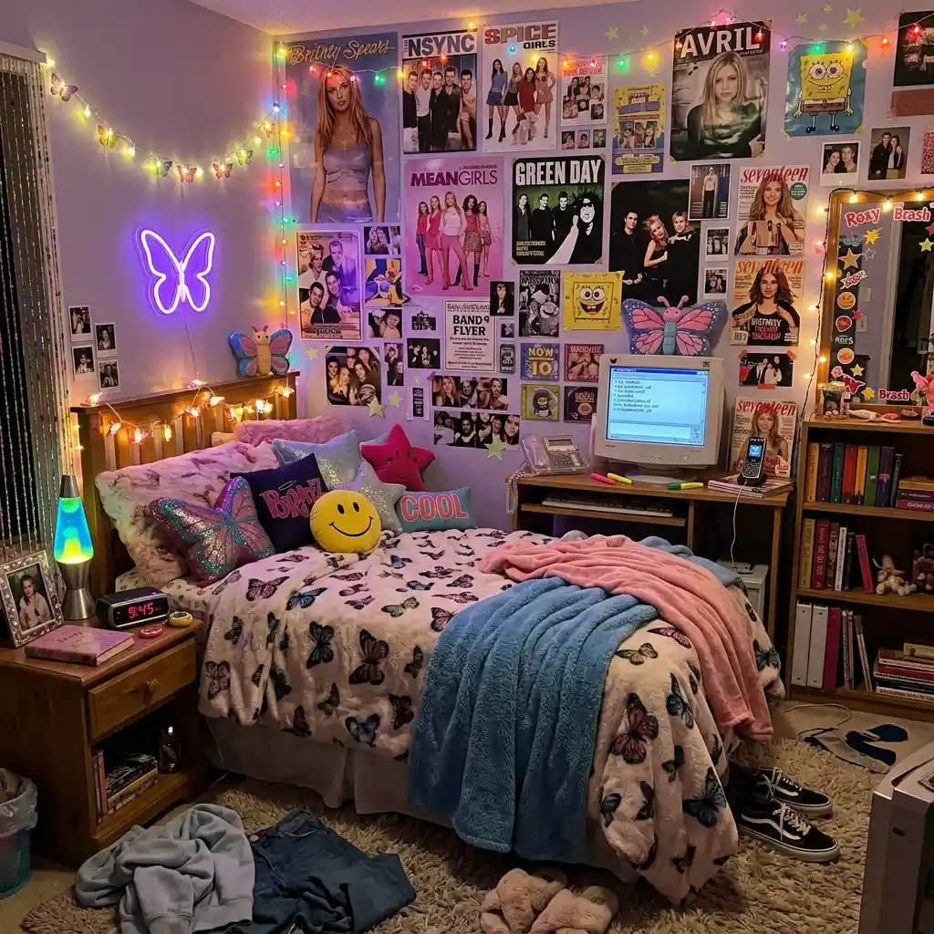 35 2000s Teen Bedroom Idea
