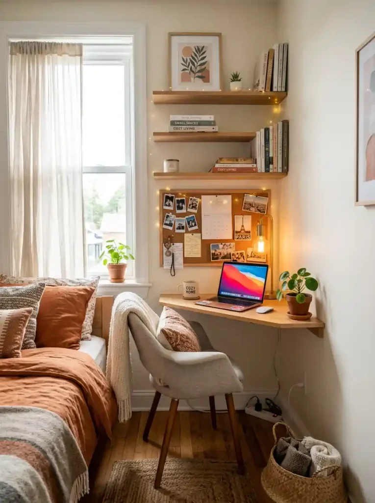 10. Design a Compact Corner Study Nook