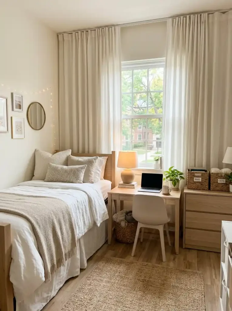 11. Hang Floor-Length Curtains Higher